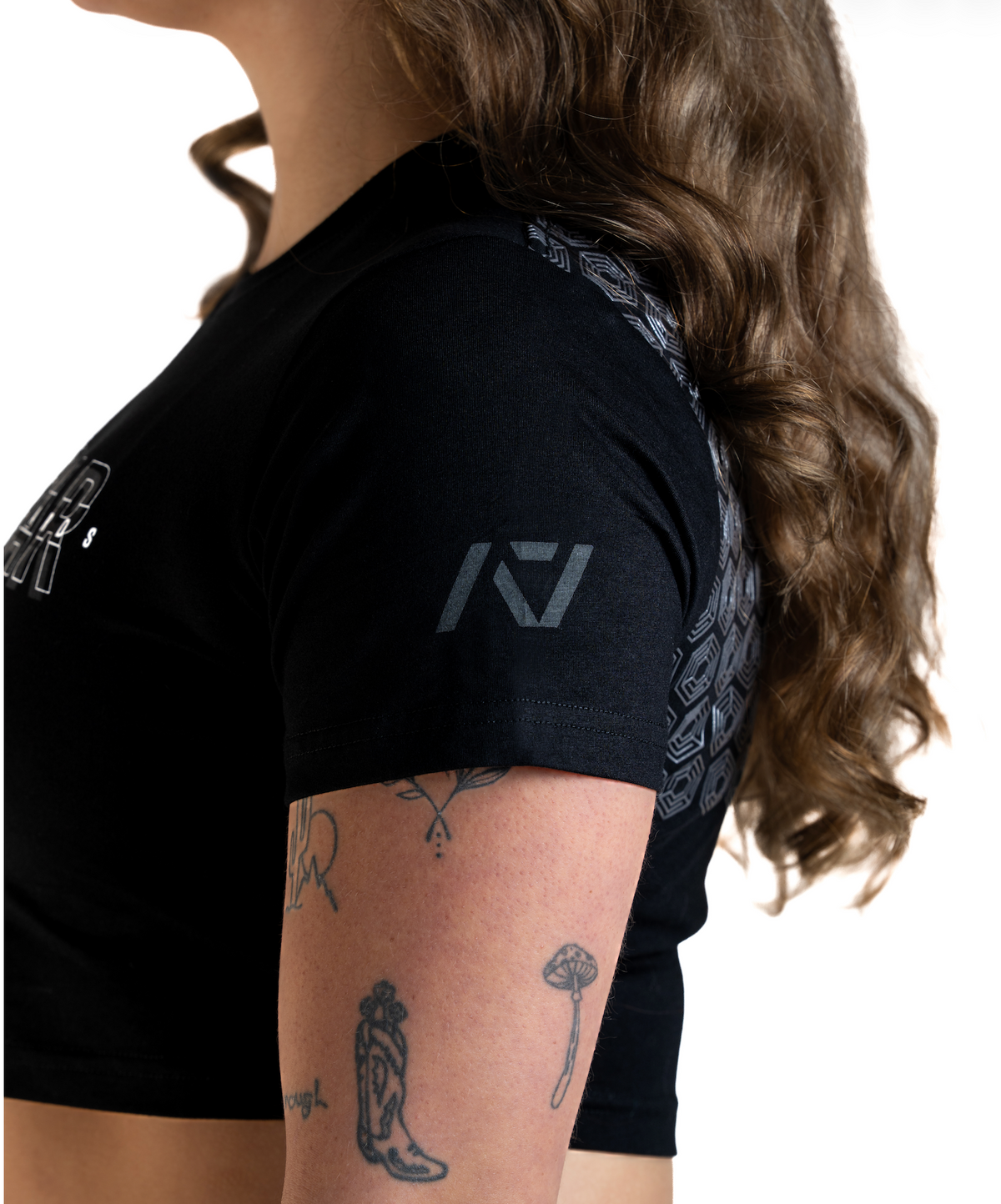 HS Low Bar True-Fit Women's Bar Grip Crop - Shadow Stone