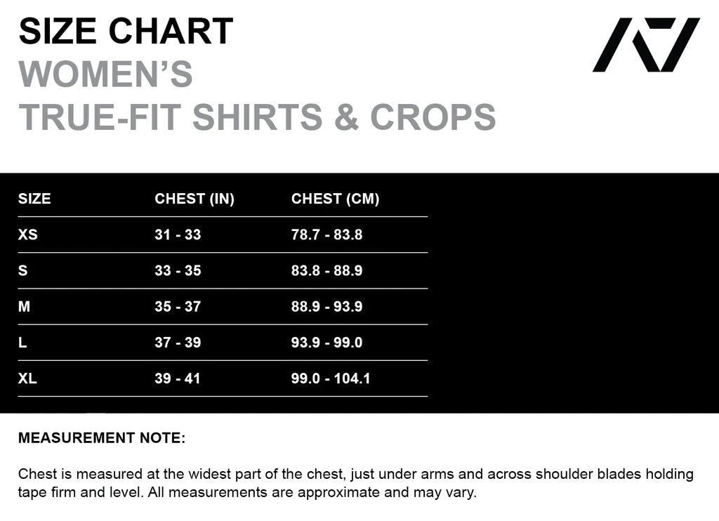 Women's True Fit Shirts & Crops