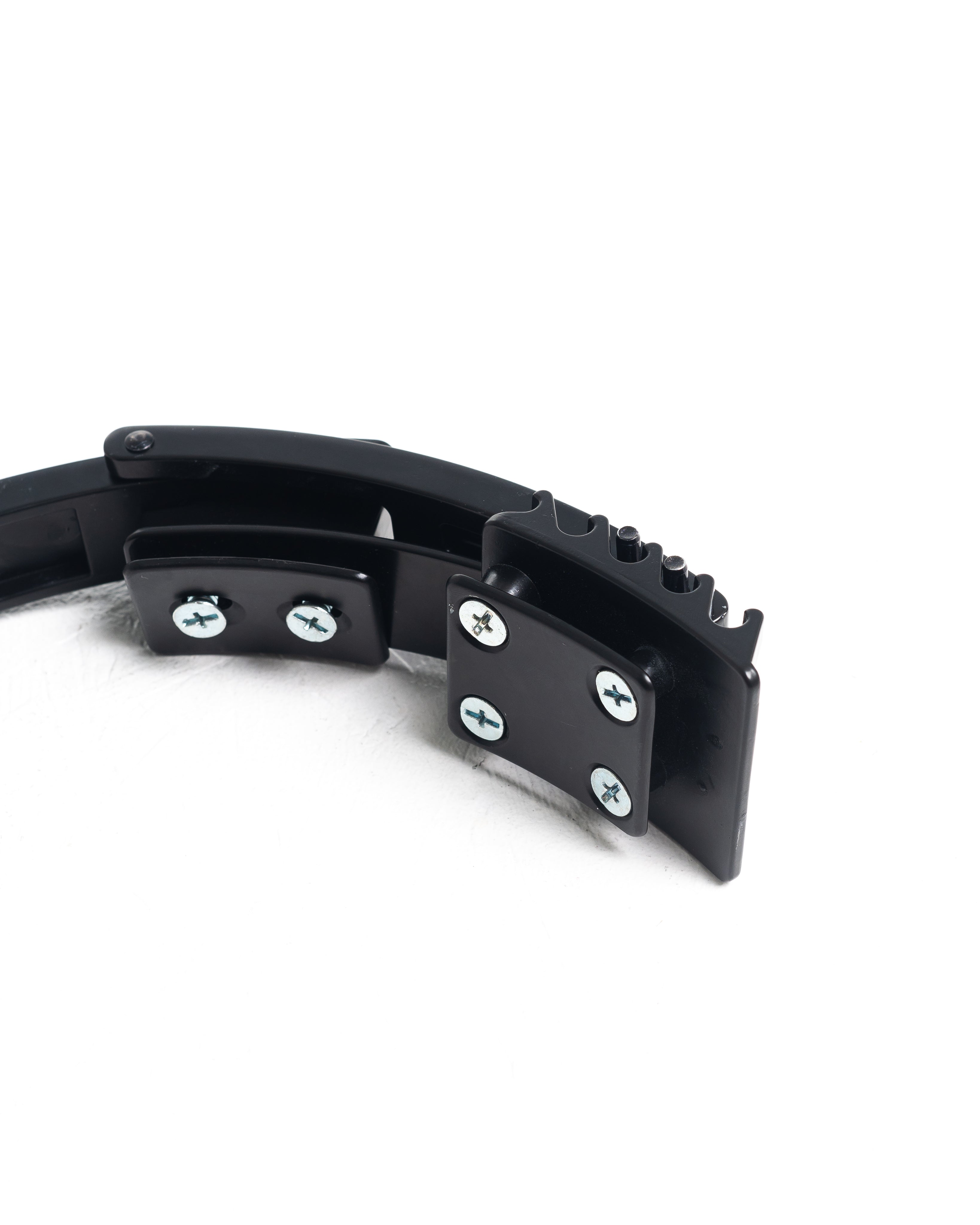 Showing screws and back of the PAL Buckle - Black